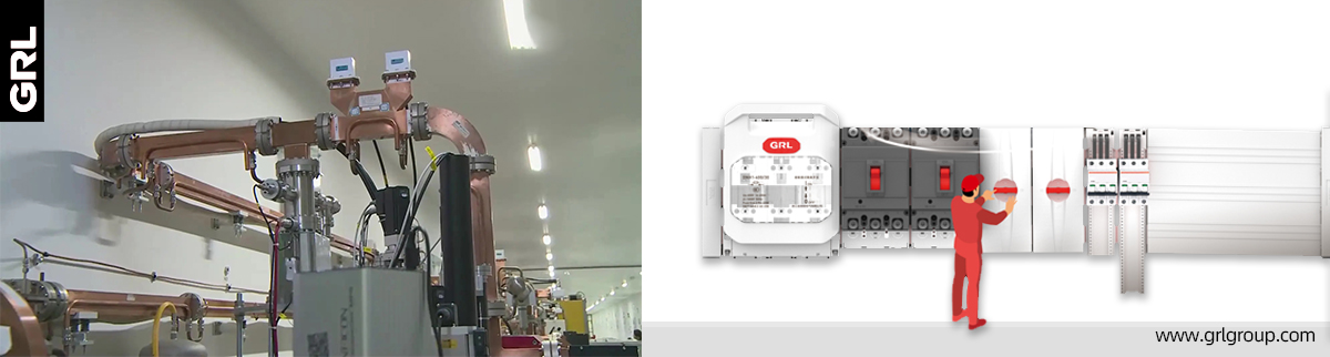 GRL ha utilizzato il sistema di sbarre per realizzare il pannello di distribuzione
